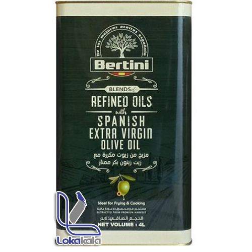 روغن زیتون اسپانیایی4 لیتری برتینی Bertini