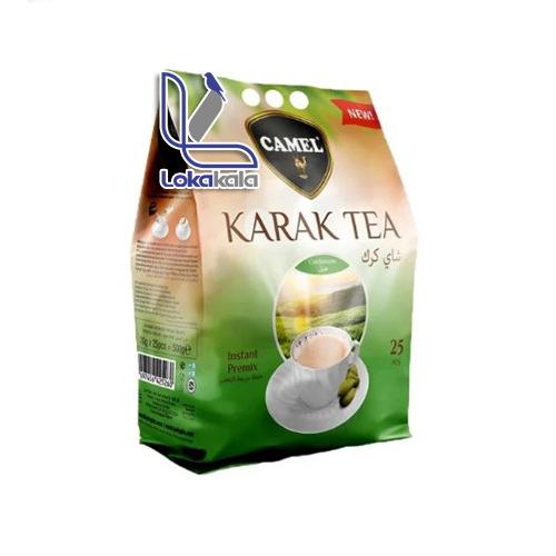 شیر چای کرک هل دار camel بسته 25 عددی
