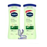 لوسیون بدن آلوئه ورا وازلین مدل Aloe Soothe