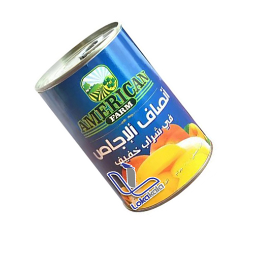 کنسرو هلو 425گرمیAmerican Farm