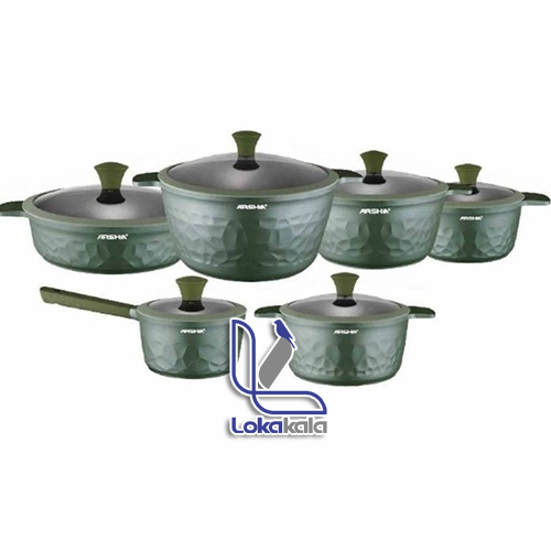 سرویس قابلمه12پارچ آلومینیوم عرشیا CO110-2969